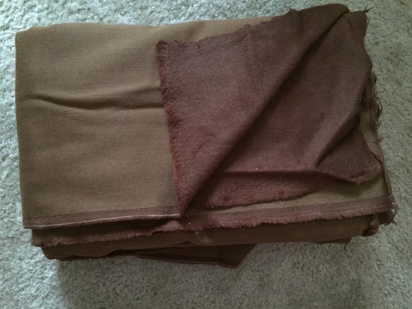 Brown Wool / Cashmere Fabric