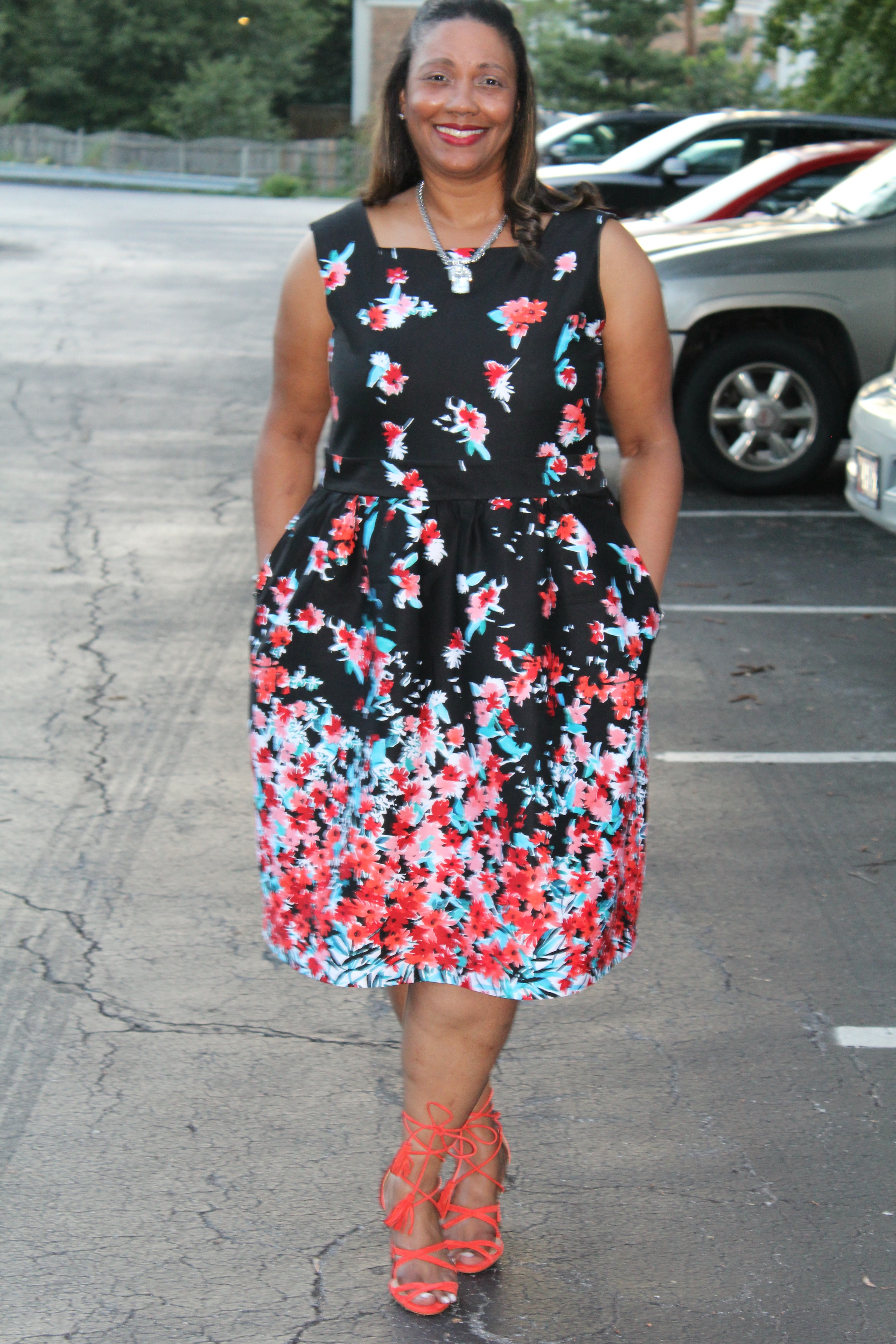 Floral Dress McCalls 3763 